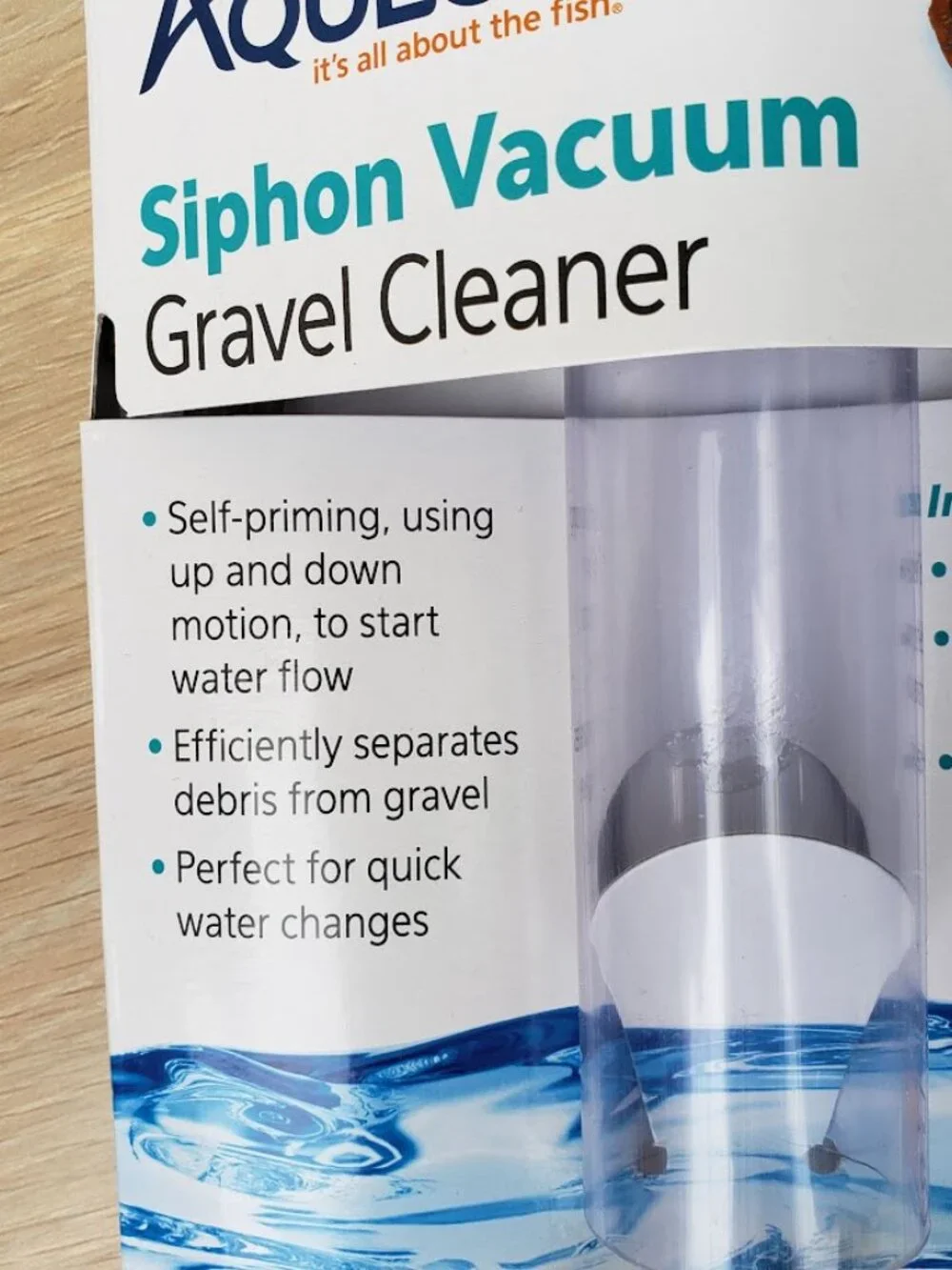 New Aqueon Aquarium Fish Tank Siphon Vacuum Gravel Cleaner Hand Syphon Pump Hose